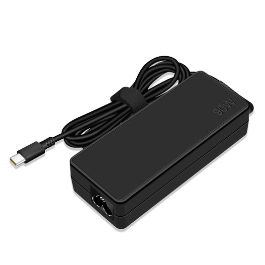 20V 4.5A 90W USB-C Laptop Power Adapter for Lenovo ThinkPad, HP Spectre, Dell XPS