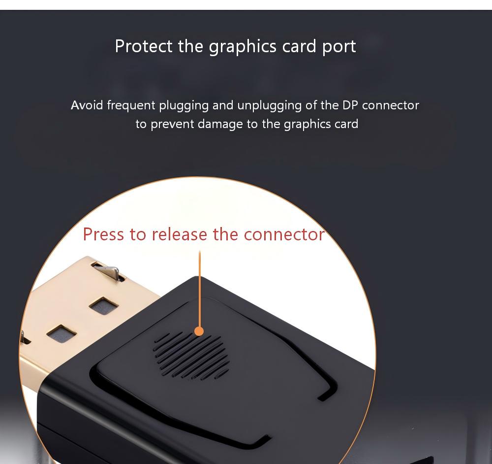 DP to HDMI Adapter – 4K@30Hz, Uni-Directional, Plug & Play