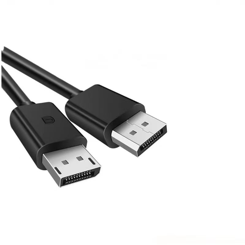DisplayPort 1.2 Cable 1m, DP to DP Male 4K@60Hz / 2K@144Hz, Gold-Plated, Black
