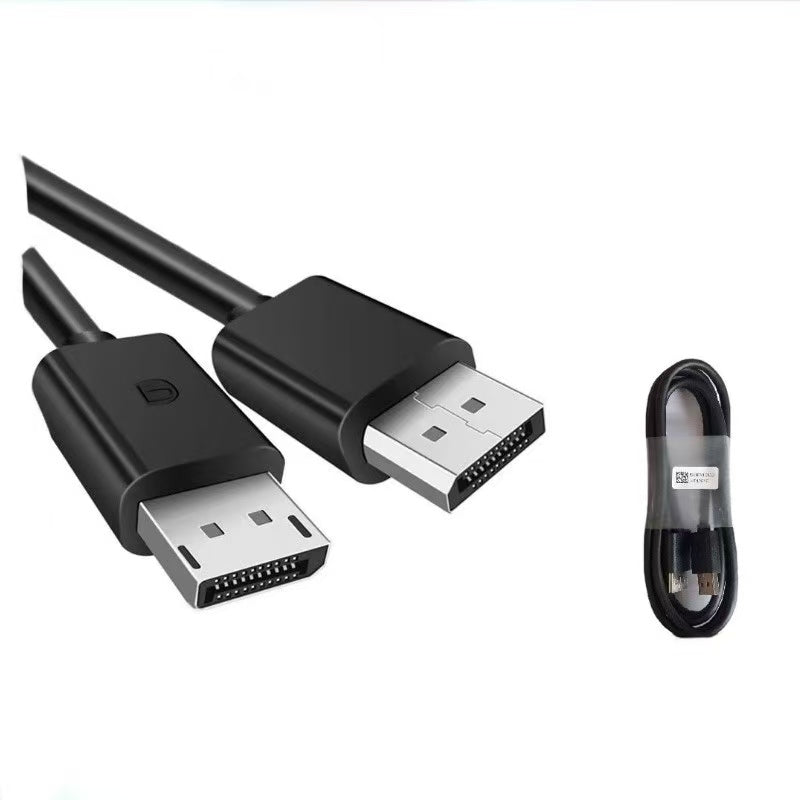 DisplayPort 1.2 Cable 1m, DP to DP Male 4K@60Hz / 2K@144Hz, Gold-Plated, Black