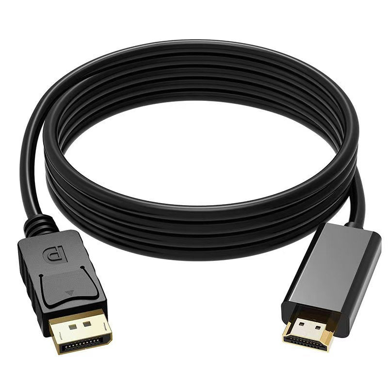 DisplayPort to HDMI Port Cable 1m, DP Male port1.2 to HDMI Male 1.4, 4K@30Hz / 1080p@60Hz