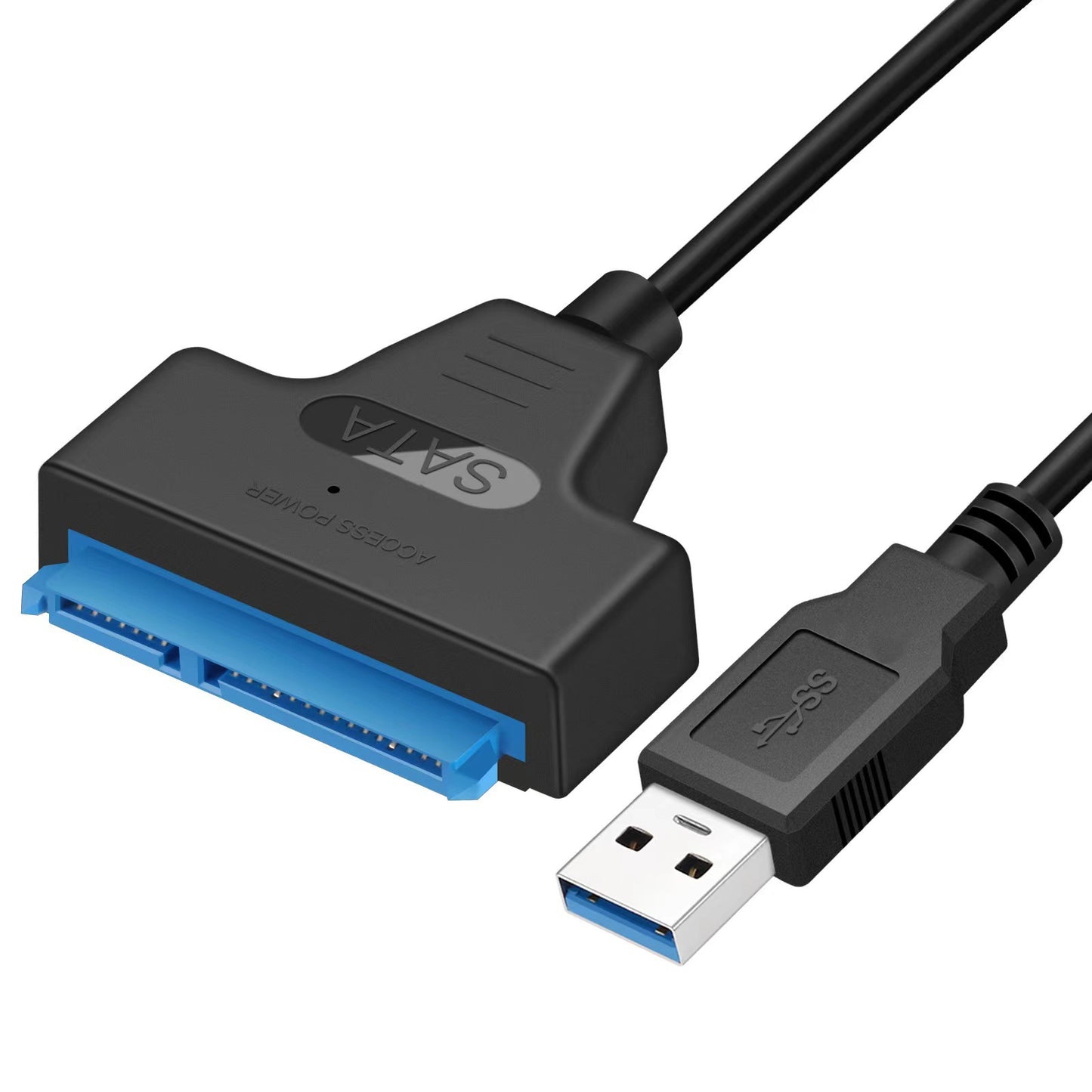 USB 3.0 to SATA 22-Pin Adapter Cable 10cm – for 2.5" SSD/HDD, UASP, 5Gbps